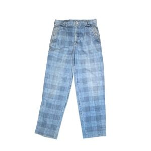 Vintage plaid jeans - size 30